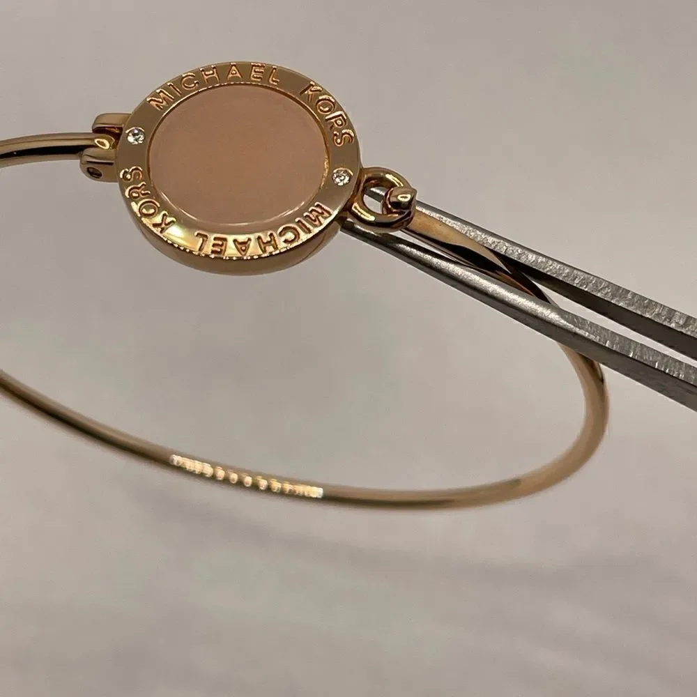 Bangle bracelet MICHAEL KORS rose gold tone - Picture 5 of 10